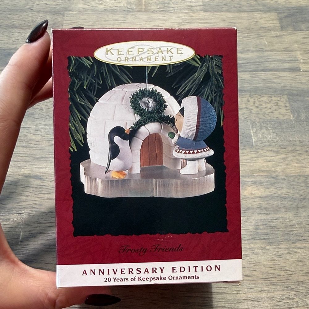 Hallmark 1993 Frosty Friends Anniversary Edition Ornament with Box